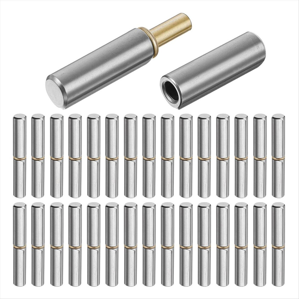 20 Pcs Weldable Hinges 2-1/2In Long 3/8In Diameter Carbon Steel Weld O 4853197688188