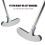 Putting-Set mit Putter, 2 Bällen, Putting Cup für 8