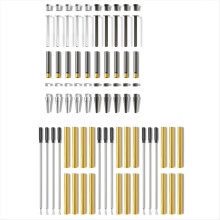 Pen Kit for Woodturning 10Pack Premium Titanium-Slimline Rollerball Tu