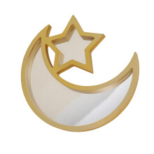 Islamisches Festival-Serviertablett, dekorativer Mond--Stil 2