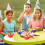 66er-Packung Baseball-Eisbecher, 33 Löffel und 8-Unzen-Mini-Dessertbecher, 3