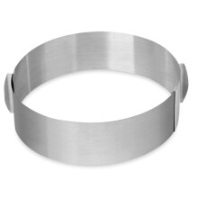 Adjustable Stainless Steel Cake Ring Mold for Baking Mousse Biscuits Cookies Nonstick Dishwasher Safe