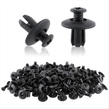 100pcs Nylon Expansion Rivets Liner Door Trim Panel Bumper Shield Reta