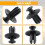 100pcs Nylon Expansion Rivets Liner Door Trim Panel Bumper Shield Reta 4
