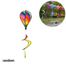 Molinos de globos aerostáticos coloridos, molinillos de viento decorativos vibrantes para exteriores, decoración colgante perfecta para jardín y
