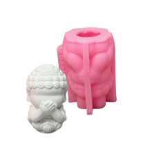 Moules Ă bougies en Silicone, figurine religieuse, pour-W0657
