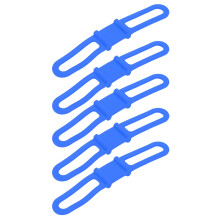 Alsidige silikonestropper til universelt cykeltilbehør, elastisk silikonebandage, der sikrer sikker pasform og nem brug til cykeleventyr