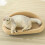 Cats Scratch Pad Bed Scratch Resistant Lovely-Grey White 6