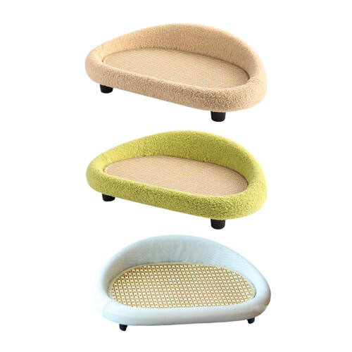 Cats Scratch Pad Bed Scratch Resistant Lovely-Grey White 1