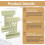 4 in 1 Laminate Flooring Tools, 2Pcs Tapping Block for Plank and Wood 5