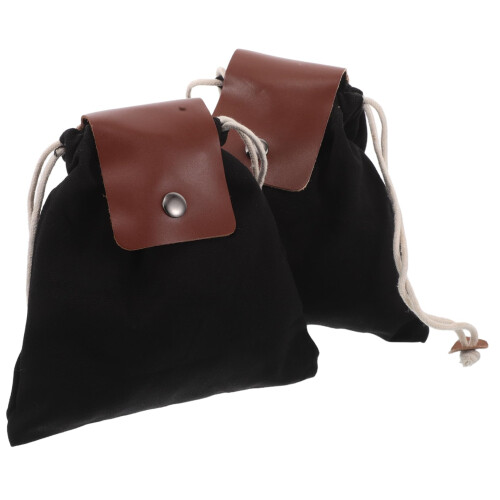 Foldable Harvest Bags for Camping Sturdy Hip Bag with Drawstring