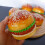 Realistische Hamburger-Essensdekoration für 7