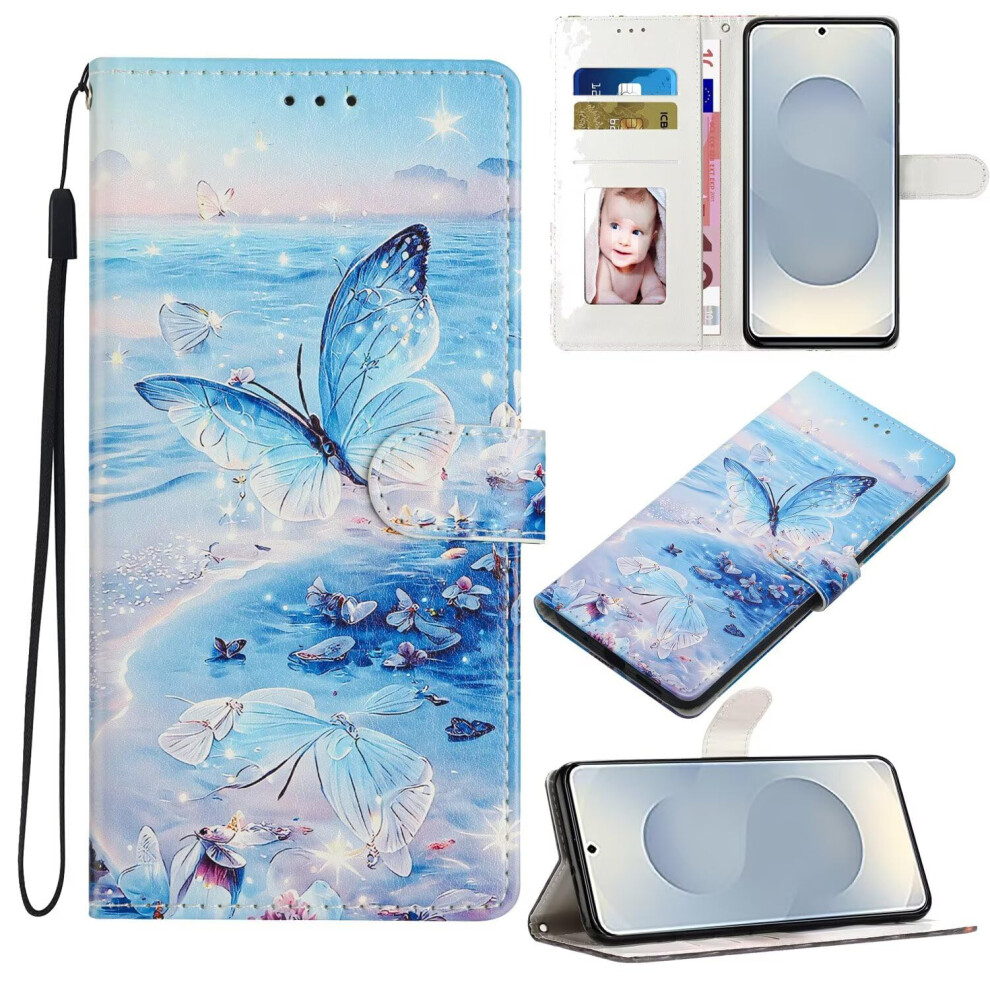 Leather Wallet Case With 360 Kickstand Magnetic Card Holder Shockproof Flip Cover Butterfly For Ulefone Note 14 9119770484512