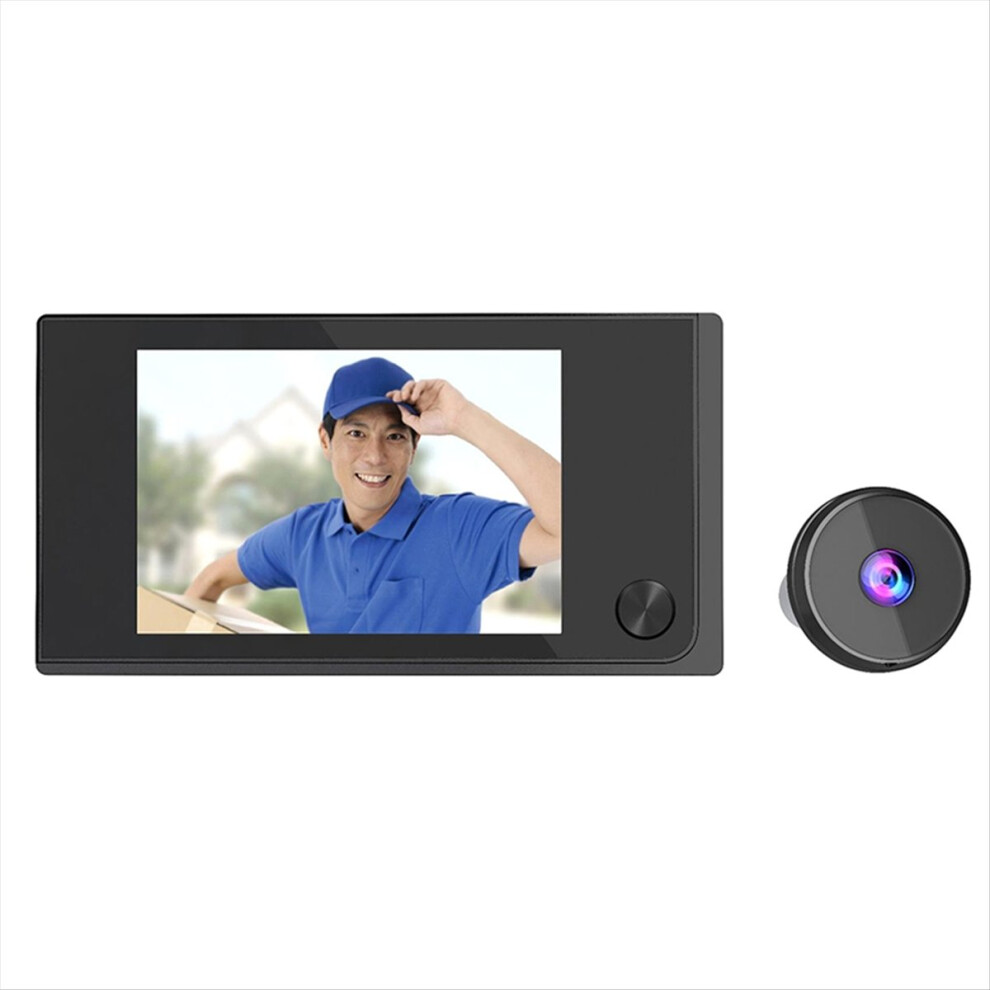 3.5In Digital Door Viewer Peephole Camera 120Wide-Angle Lcd Monitor H 4853197691508