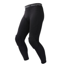 EVA Padded Short Pants Padded Girdle Extreme Sports Protective Gear Guard Impact Pad Ski and All Other Contact Sports (Colour: Black, Size: L), black