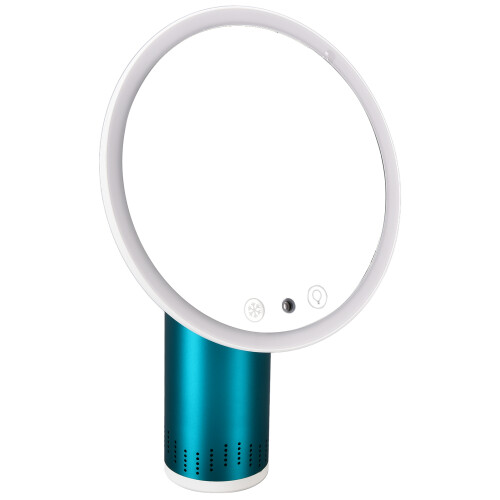 Adjustable Brightness Lighted Makeup Mirror With Bluetooth, Magnifying Rechargeable Vanity Mirror Offers Three Color Lighting Modes For Optimal Makeup 1