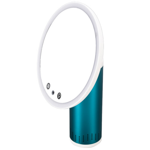 Adjustable Brightness Lighted Makeup Mirror With Bluetooth, Magnifying Rechargeable Vanity Mirror Offers Three Color Lighting Modes For Optimal Makeup 2