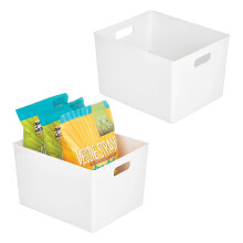 Elegantní design minimalistických košů, stohovatelný úložný box pro snadnou přepravu, velkokapacitní úložný prostor pro organizér do