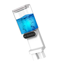 Touchless Mouthwash Dispenser with Magnetic Cups or-White