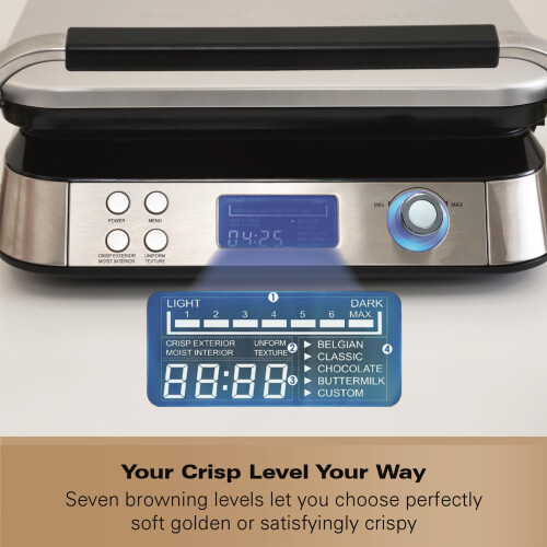 Hamilton Beach Waffle Maker, Pro Smart by Hamilton Beach, 1600W, HB5403T 2