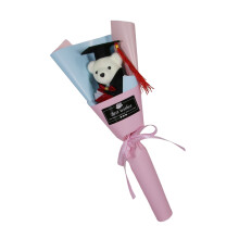 Doctor Bear Bouquets Graduation Bouquets Handmade-Pink