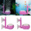 Oxygen Bubble Disk Aquarium Air Stone Fish Tanks-Purple square 2