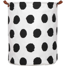 Opbergmand van polyester canvas met waterdichte PE-coating. Grote manden voor ruimtebesparende oplossingen in de babykamer, op kantoor en voor