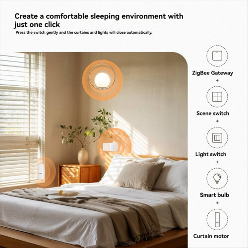 Tuya Zigbee Smart Curtain Motor Electric Roller Blinds/Shade Shutter D 2