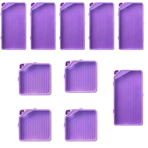 3/5/10Pcs Small and Large Drilling Drawing Trays-10 piece set