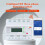 Smart Electricity Meter WIFI Remote Prepaid Multifunctional 3-Phase Ra 5