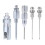 5pcs Grease Needle Tip Kit, Grease Needle Dispenser Hardened Steel Gre 2