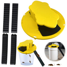 Bucket Lid Mouse Trap with Humane Automatic Catch and Easy Installation for Rodent Control