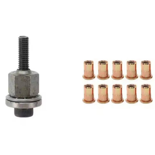 Manual Rivet Screw Riveter Nut Tool Adapter Metal License Plate Simple