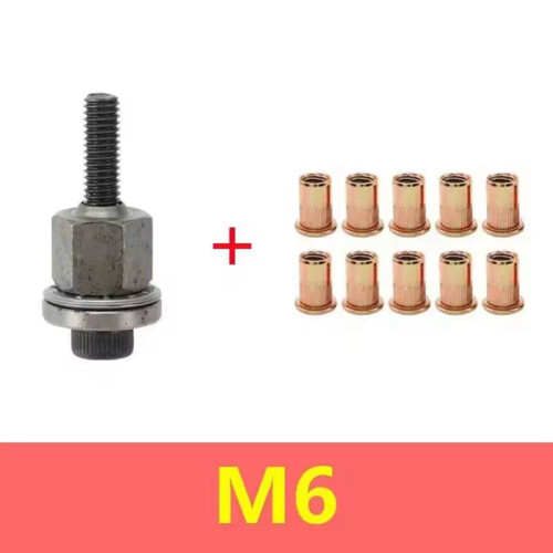 Manual Rivet Screw Riveter Nut Tool Adapter Metal License Plate Simple 2