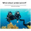 Double Dive Reef Rafting Hook Spiral Spring Cord Hook Diving Accessories Blue 2