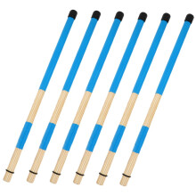 Drum Brushes Set 3 Pairs Wooden Durable Percussion Drumsticks for Bass Drum Musical Instruments