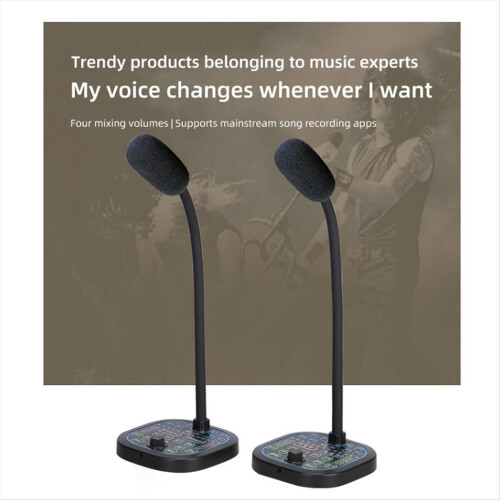 New MK100 Voice Changer,Live Card Changer, Handheld Microphone Changer 2
