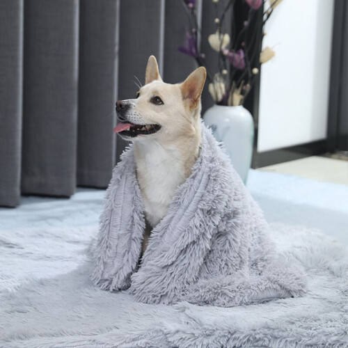 Calming Pet Oasis, Αδιάβροχη Κουβέρτα, Μαλακή Sherpa, Προσφέρει Επιπλέον Ζεστασιά & Άνεση στα