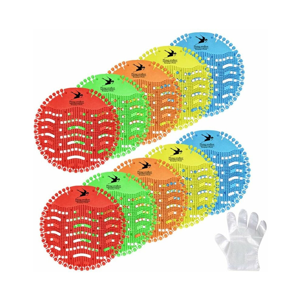 Odor Protection Urinal Screen Deodorizer, High Quality Eva For Enhanced Durability, Anti Splash Protection Ensures Cleanliness, 10 Pack Includes Dispo 9454554972817