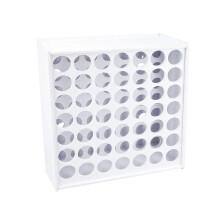 Witte verforganizers Rack 49/63 Sleufhouder voor-49 gaten