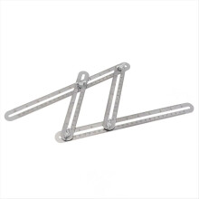 Multifunction Folding Ruler Special Shaped Measurement Stainless Steel