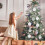 24Piece White Christmas Tree Baubles Set, 6 cm, Plastic Ornaments with Sequ 4