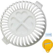 Microwave Potato Chip Maker Set of 3, Vegetable Crisp Tray for DIY Snack Baking at Home