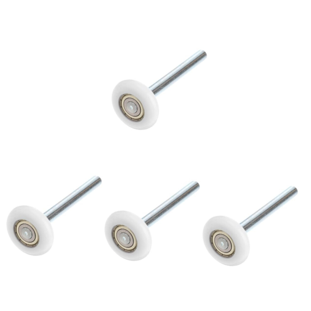 4 Pack Heavy Duty Nylon Garage Door Rollers With Ball Bearings For Smooth Quiet Operation 9339159887462