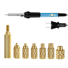 Heat Set Insert Soldering Iron Tip Head M2-M6 Hot Melt Inset Nut Brass
