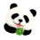 Kits de démarrage de feutrage à l'aiguille, jolie-Panda géant 1
