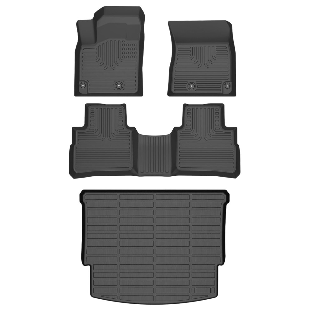 Floor Mats And Cargo Liner 20212024 Custom Fit All Weather Tpe Full Set For Nissan Rogue 9339159887431
