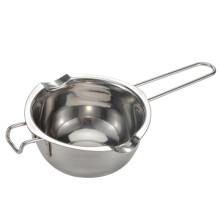 Stainless Steel Chocolate Melting Pot with Double Boiler for Butter, Oil, Candy and Baking