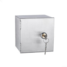 Waterproof Stainless Steel Outdoor Socket Lock Box with Password for AntiTheft Power Protection