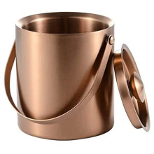 3L Stainless Steel Double Wall Insulated Ice Bucket with Airtight Lid for Parties, Home Bar, Whiskey